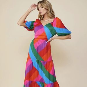 Skies are blue dress